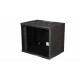 Equip EWM-09-5440-B armario rack 9U Bastidor de pared Negro